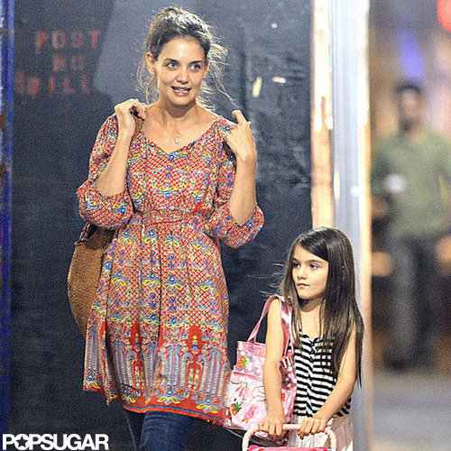 Katie Holmes and Suri Cruise walked around their NYC neighborhood.
Katie Holmes and Suri Cruise walked around their NYC neighborhood.