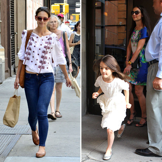 Katie Holmes Pictures in NYC With Suri Cruise Katie Holmes Pictures in NYC With Suri Cruise
