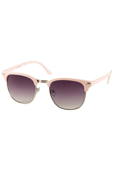 The pastel pink on these shades gives them a sweetly-girlie and retro vibe to pair with sundresses.
Topshop Pastel Sunglasses ($32)
The pastel pink on these shades gives them a sweetly-girlie and retro vibe to pair with sundresses.
Topshop Pastel Sunglasses ($32)