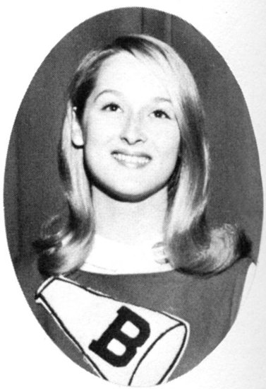 Meryl posed in her cheer uniform.
Source: Seth Poppel/Yearbook Library
Meryl posed in her cheer uniform.
Source: Seth Poppel/Yearbook Library