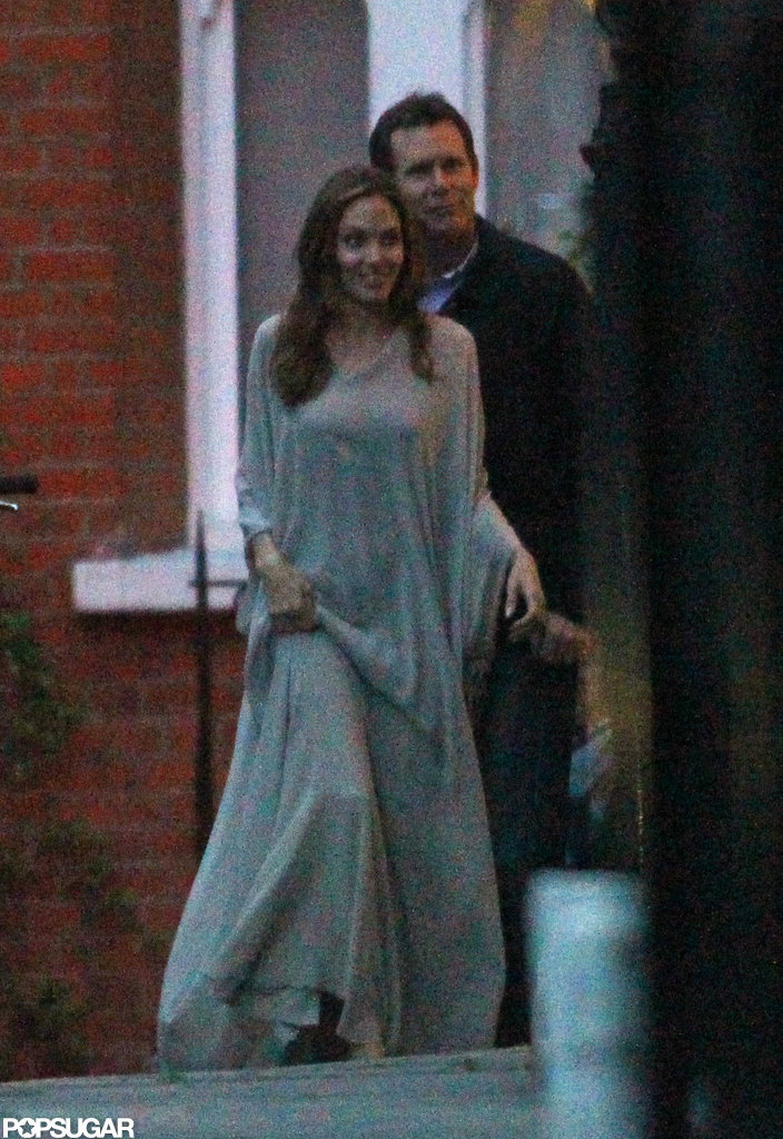 Angelina Jolie out to dinner in London. Angelina Jolie out to dinner in London.