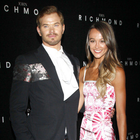 Kellan Lutz and Sharni Vinson Pictures at Menswear Spring/Summer 2013 Fashion Week