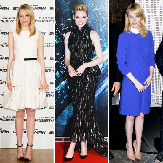Emma Stone's Style Proves Flawless at The Amazing Spider-Man Tour Emma Stone's Style Proves Flawless at The Amazing Spider-Man Tour
