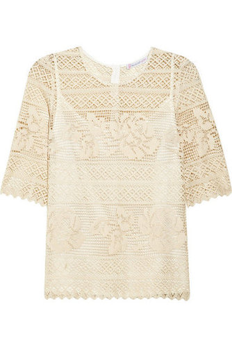 For more formal evenings out, a sweet but sexy lace top will provide the perfect amount of skin-baring detail.
Paul & Joe Sister Bailleul Crocheted Cotton Top ($365)
For more formal evenings out, a sweet but sexy lace top will provide the perfect amount of skin-baring detail.
Paul & Joe Sister Bailleul Crocheted Cotton Top ($365)