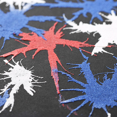 Make These: Glue and Sand Fireworks Make These: Glue and Sand Fireworks