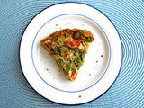 Mexican Crustless Chickpea Quiche