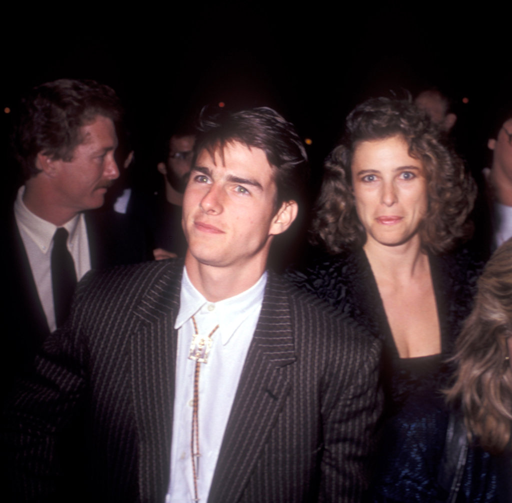 Tom Cruise wore a striped suit to The Color of Money premiere in LA in October 1986.
Tom Cruise wore a striped suit to The Color of Money premiere in LA in October 1986.