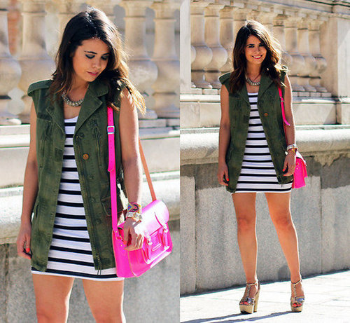 Pop a long sleeveless vest over your favorite striped dress for a military-inspired, slighty nautical Summer look.
Photo courtesy of Lookbook.nu
Pop a long sleeveless vest over your favorite striped dress for a military-inspired, slighty nautical Summer look.
Photo courtesy of Lookbook.nu