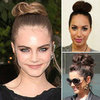 Cara Delevingne, Cheryl Cole, Leona Lewis' High Bun Style