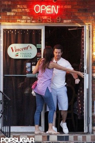 Mark Wahlberg and Rhea Durham arrived at a New Orleans restaurant.
Mark Wahlberg and Rhea Durham arrived at a New Orleans restaurant.