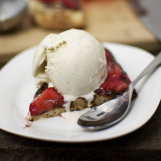 Grilled Dessert Pizza With Strawberries and Chocolate Recipe