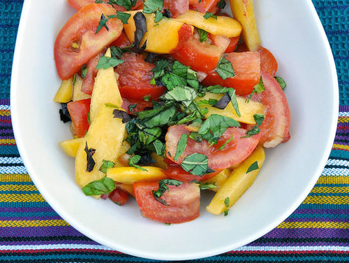 Tomato and Peach Salad Tomato and Peach Salad