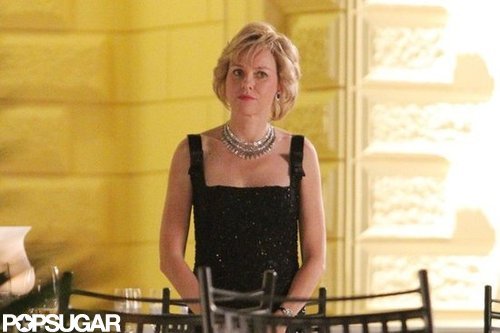 Naomi Watts was in character as Princess Diana.
Naomi Watts was in character as Princess Diana.