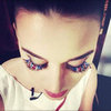 Katy Perry Union Jack Lashes at Part of Me London Premiere