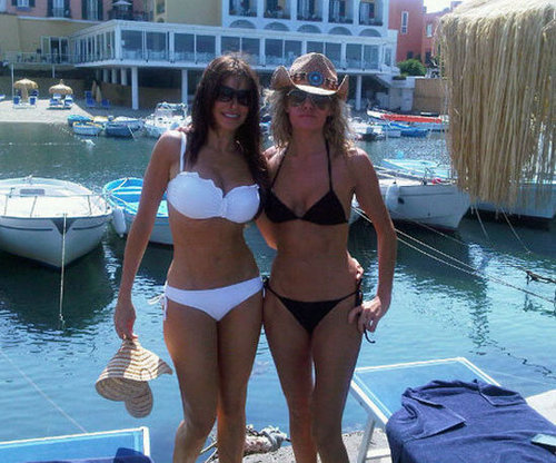 Sofia Vergara posed in a white bikini with a friend in July 2010.
Source: Twitter user SofiaVergara
Sofia Vergara posed in a white bikini with a friend in July 2010.
Source: Twitter user SofiaVergara