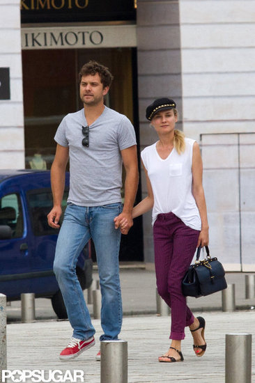 Joshua Jackson and Diane Kruger Are Up to Fun and Games in Paris Joshua Jackson and Diane Kruger Are Up to Fun and Games in Paris