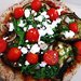 Eggplant, Spinach, and Goat Cheese Pizza