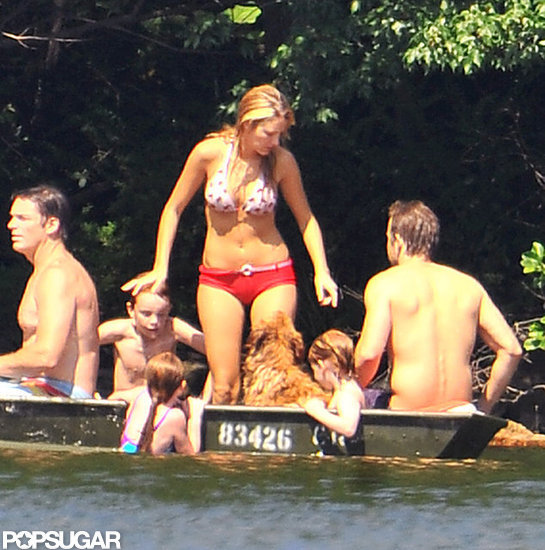 Blake Lively Goes Boating in a Bikini With Shirtless Ryan Reynolds Blake Lively Goes Boating in a Bikini With Shirtless Ryan Reynolds
