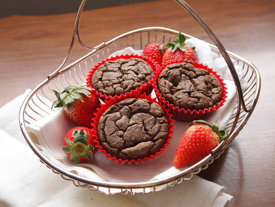 Agave Strawberry Muffins Agave Strawberry Muffins