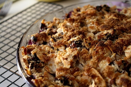 Paleo Blueberry Crumble 