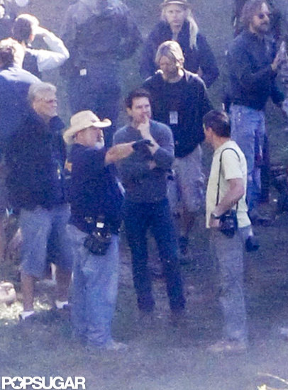 Tom Cruise Spotted on Set Following Divorce Settlement Tom Cruise Spotted on Set Following Divorce Settlement