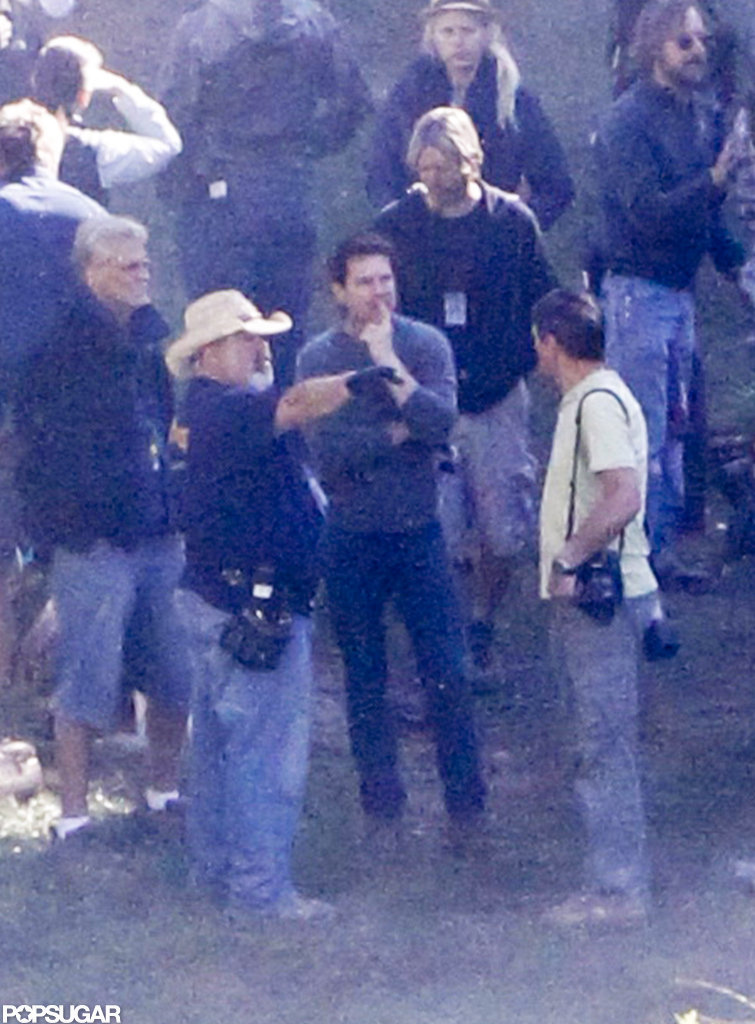 Tom Cruise Spotted on Set Following Divorce Settlement Tom Cruise Spotted on Set Following Divorce Settlement