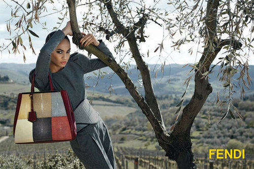 Karl Lagerfeld shot Fendi's Fall ads.
Karl Lagerfeld shot Fendi's Fall ads.