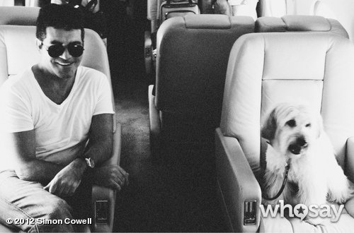 Simon Cowell traveled in style with Pudsey the Dog.
Source: Simon Cowell on WhoSay
Simon Cowell traveled in style with Pudsey the Dog.
Source: Simon Cowell on WhoSay
