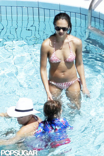 Jessica Alba Puts Her Bikini Body on Display During Pool Time in Italy Jessica Alba Puts Her Bikini Body on Display During Pool Time in Italy