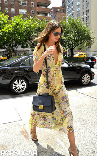 Miranda Kerr walked through NYC on Wednesday.
Miranda Kerr walked through NYC on Wednesday.
