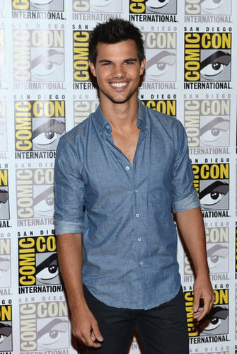 Taylor Lautner took Twilight to Comic-Con.
Taylor Lautner took Twilight to Comic-Con.