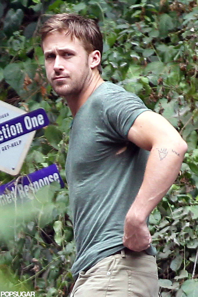 Ryan Gosling took care of LA business. Ryan Gosling took care of LA business.
