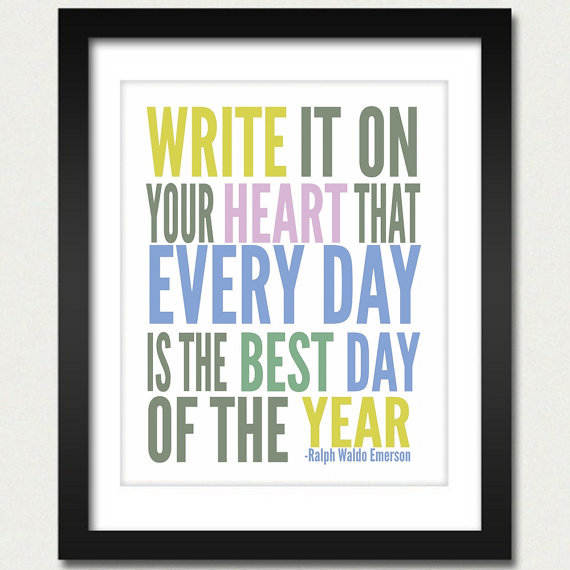 All the colors come together for word-art perfection in this Write It on Your Heart ($10) print.
All the colors come together for word-art perfection in this Write It on Your Heart ($10) print.