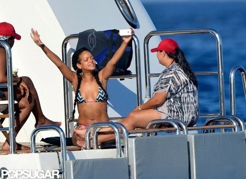 Bikini-Clad Rihanna Lets Loose on a Luxury Cruise Bikini-Clad Rihanna Lets Loose on a Luxury Cruise