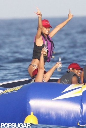 Bikini-Clad Rihanna Lets Loose on a Luxury Cruise Bikini-Clad Rihanna Lets Loose on a Luxury Cruise
