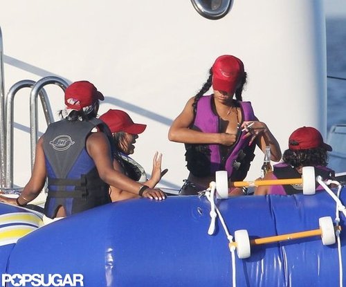 Bikini-Clad Rihanna Lets Loose on a Luxury Cruise Bikini-Clad Rihanna Lets Loose on a Luxury Cruise