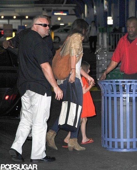 Katie Holmes took her daughter Suri Cruise to a gymnastics class.
Katie Holmes took her daughter Suri Cruise to a gymnastics class.