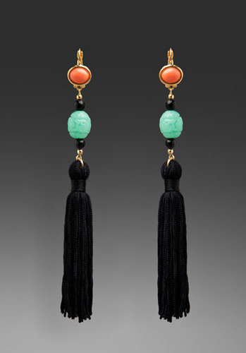 Don't overcomplicate things. Just add these to a black maxi dress look, and you're out the door.
Kenneth Jay Lane Drop Tassel Earrings ($52)
Don't overcomplicate things. Just add these to a black maxi dress look, and you're out the door.
Kenneth Jay Lane Drop Tassel Earrings ($52)