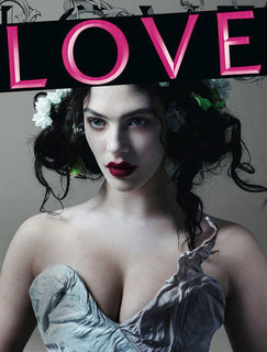 Downton Abeey's Lady Sybil on the Cover of LOVE Magazine Issue 8