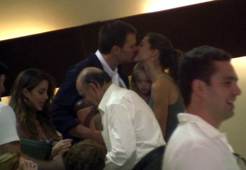 Tom Brady and Gisele Bündchen showed some PDA while hanging out with Gisele's family in Brazil in March 2009.
Tom Brady and Gisele Bündchen showed some PDA while hanging out with Gisele's family in Brazil in March 2009.