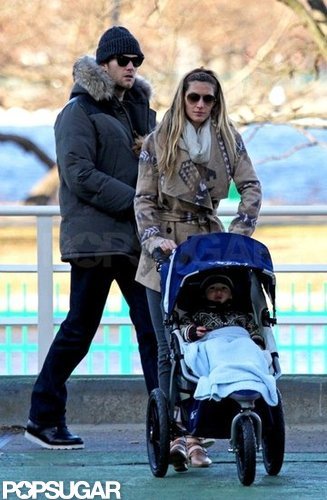 Gisele Bündchen pushed Benjamin Brady in his stroller with Tom Brady close by in January 2012.
Gisele Bündchen pushed Benjamin Brady in his stroller with Tom Brady close by in January 2012.