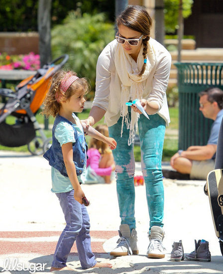 Jessica Alba and Honor Warren