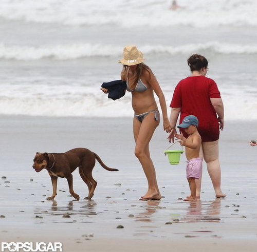 Pregnant Gisele Debuts Bump in a Bikini! Pregnant Gisele Debuts Bump in a Bikini!
