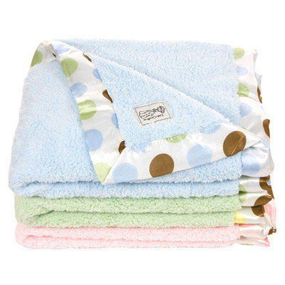 Little Giraffe Luxe New Dot Blanky ($42) Little Giraffe Luxe New Dot Blanky ($42)
