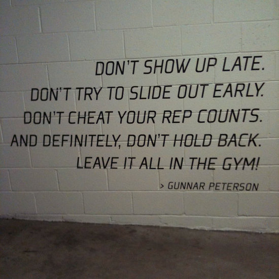 Painted in parking garage at celeb trainer Gunnar Peterson's gym.
Painted in parking garage at celeb trainer Gunnar Peterson's gym.