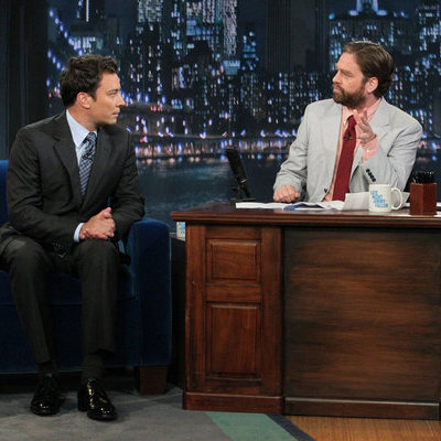 Zach Galifianakis Interviewing Jimmy Fallon