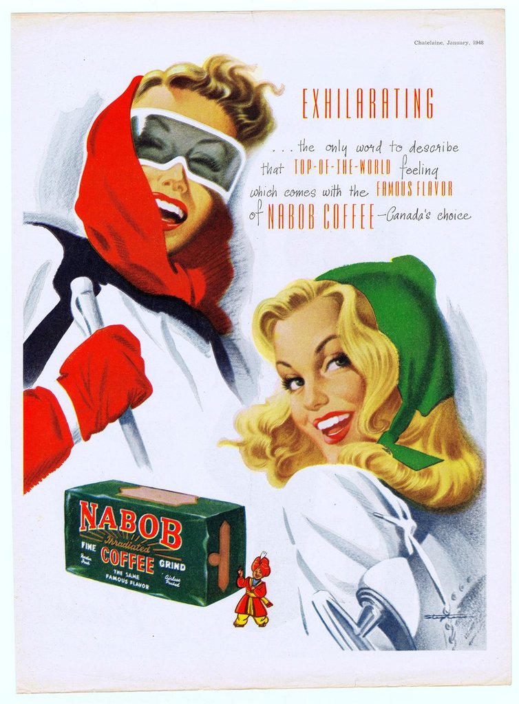 Coffee as exhilarating as a snowball in the face.
Coffee as exhilarating as a snowball in the face.