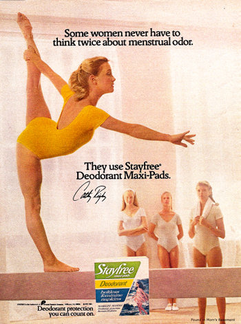 Yeah, you do not want to be thinking about menstrual odor in that position.
Yeah, you do not want to be thinking about menstrual odor in that position.