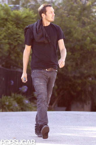 Rupert Sanders wore jeans and a black shirt.
Rupert Sanders wore jeans and a black shirt.