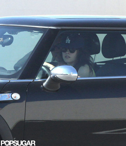 Kristen Stewart and Rupert Sanders drove around LA together.
Kristen Stewart and Rupert Sanders drove around LA together.